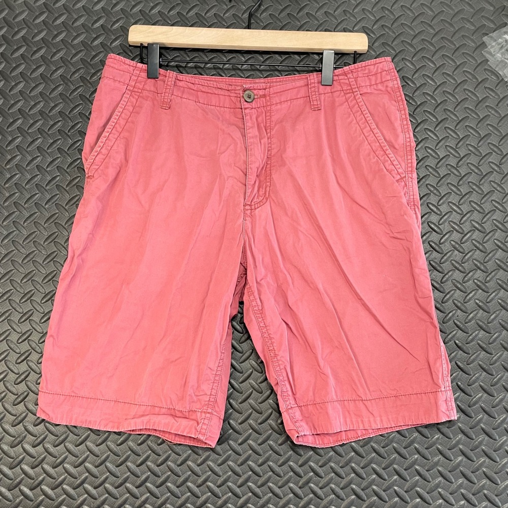 Article 365 Red Salmon Flat Front Cotton Casual Wear Shorts Men's Size‎ 32